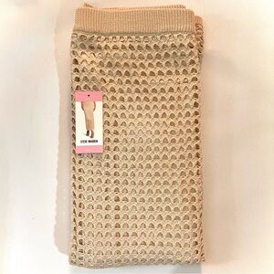 Steve Madden crochet skirt beige size small NWT